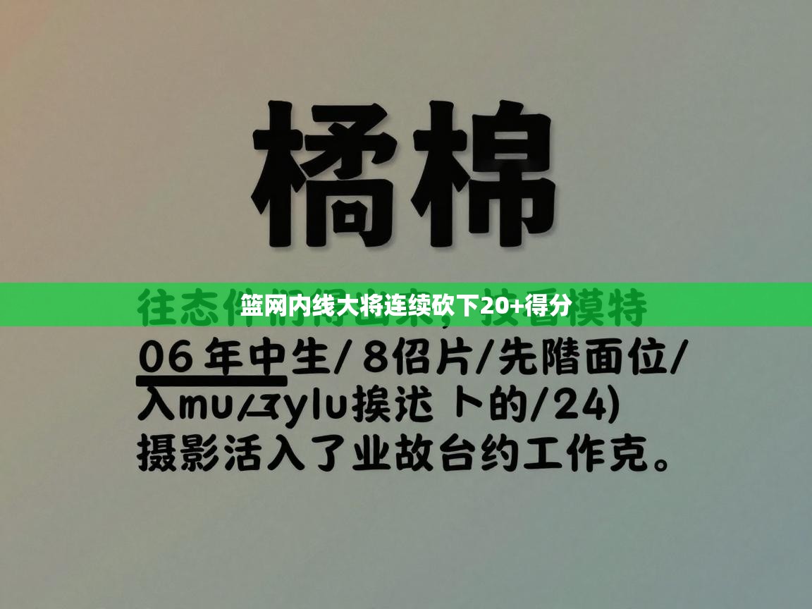 篮网内线大将连续砍下20+得分 第2张